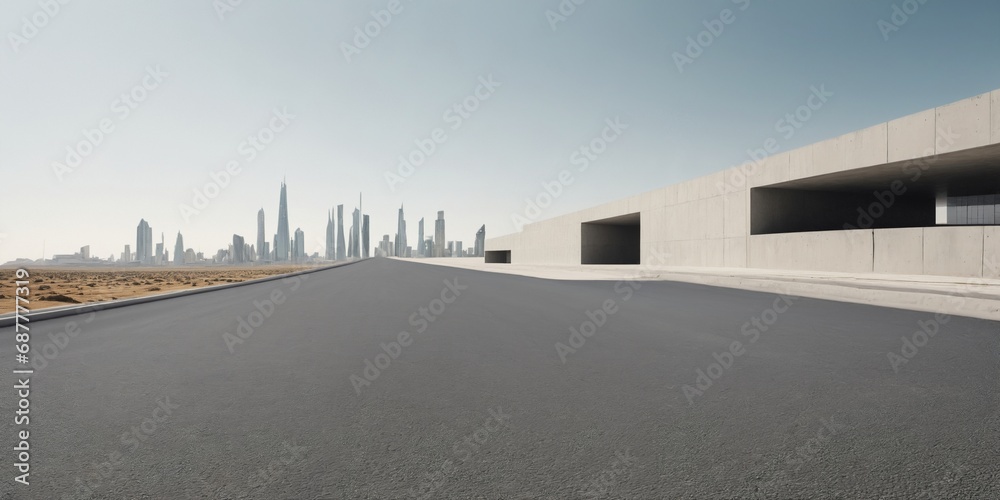 Futuristic minimalist architecture Futuristic minimalist architecture