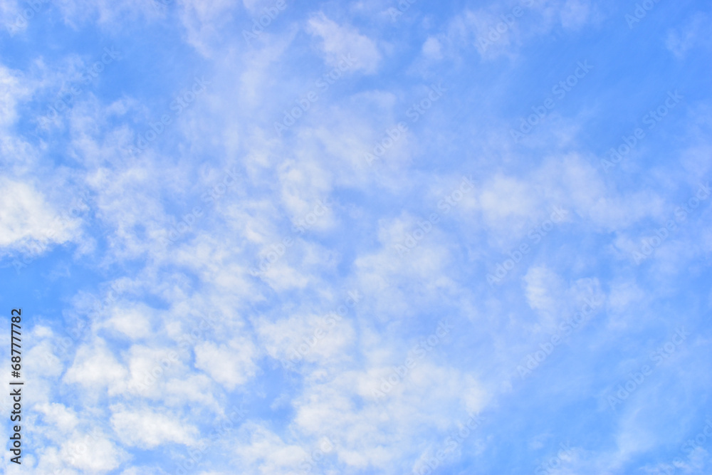 beautiful blue sky with white cloud, natural background in springtime beautiful blue sky with white cloud, natural background in springtime
