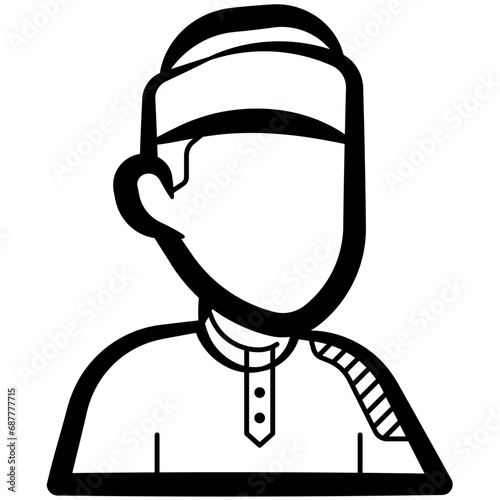 Muslim Men Avatar Icon