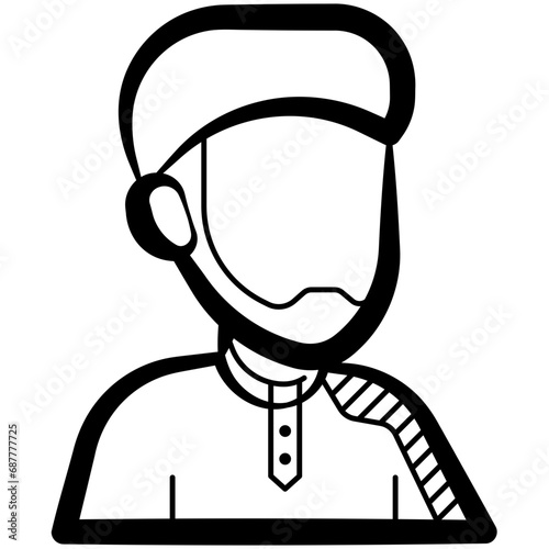 Muslim Men Avatar Icon