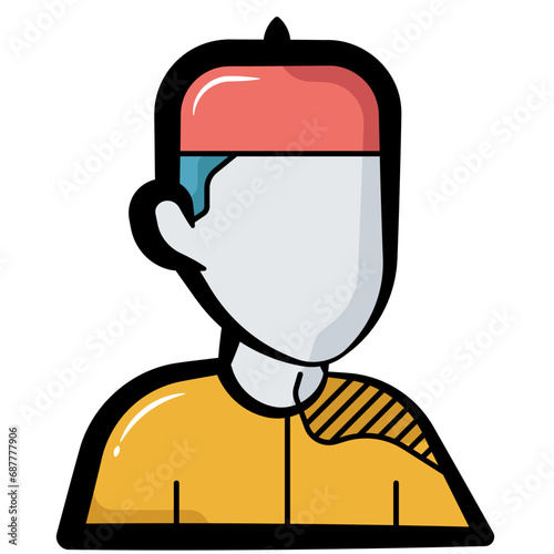Muslim Men Avatar Icon