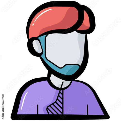 Muslim Men Avatar Icon