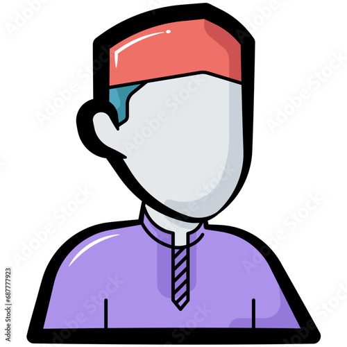 Muslim Men Avatar Icon