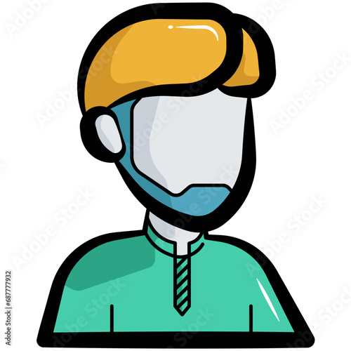 Muslim Men Avatar Icon