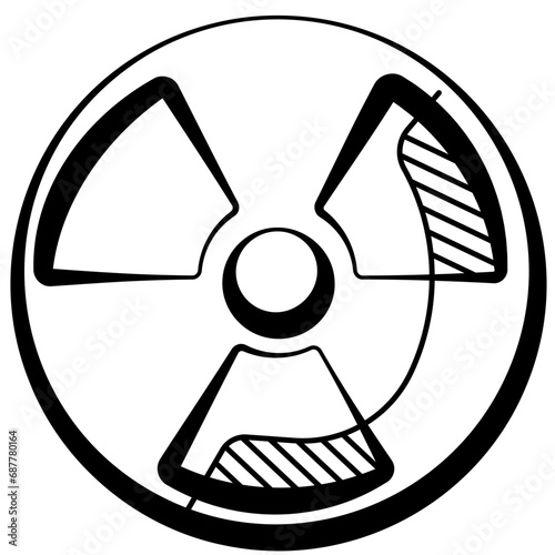 Nuclear Sign Icon