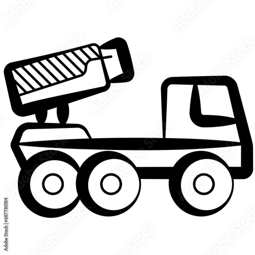 Missile Truck Icon