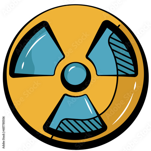 Nuclear Sign Icon