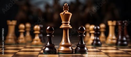 Explanation of queen's gambit on chess board.