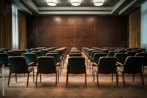 Empty conference room