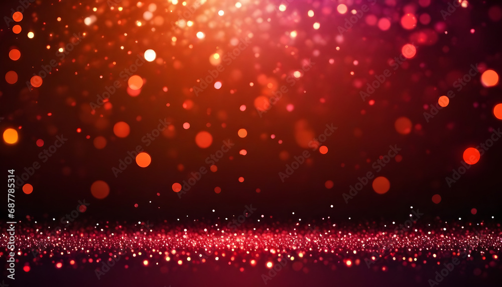 red christmas background with stars