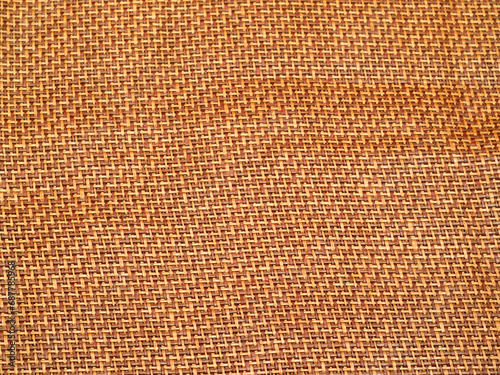 texture of woven mat  brown pattern