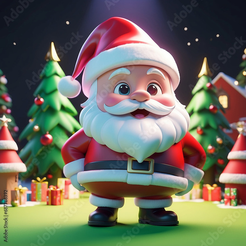 santa cartoon christmas © Rizki Ahmad Fauzi