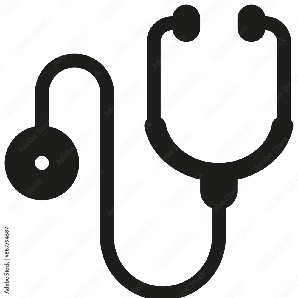Stethoscope Bold Icon