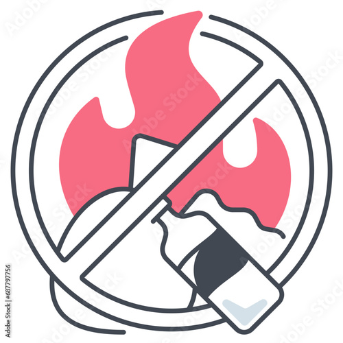 Burning Trash Icon