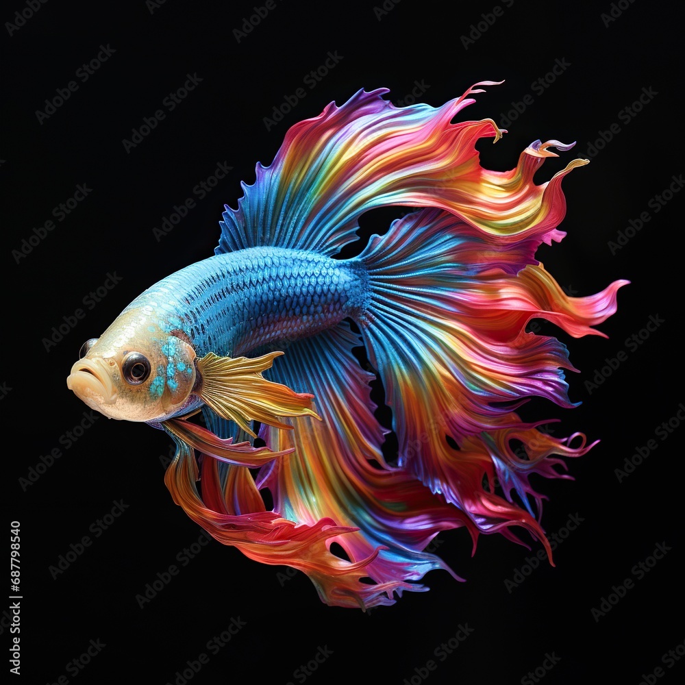 iridescent betta fish