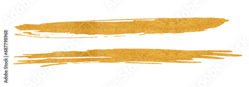 金色のテクスチャーが美しいブラシストローク
