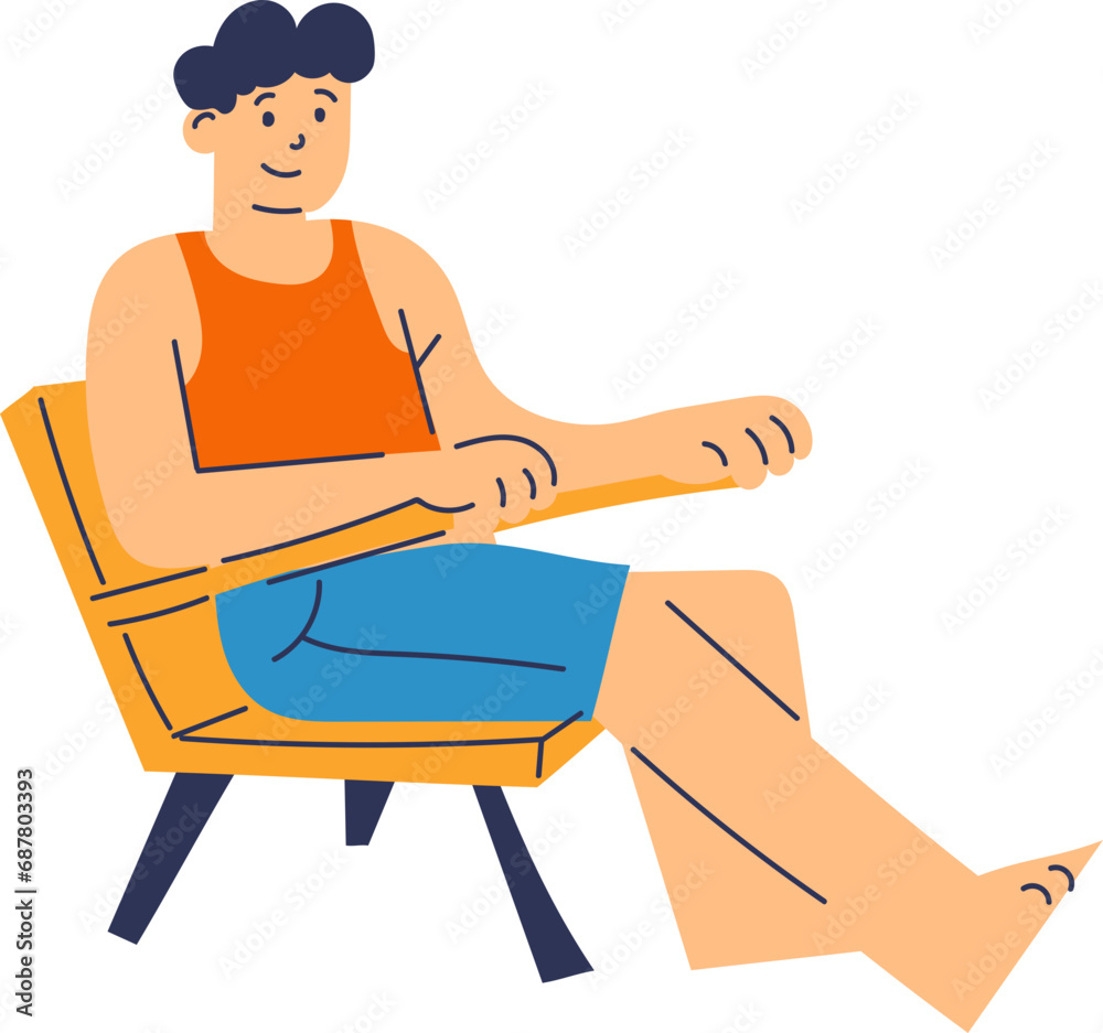 Man Character Illustration Man Character Illustration