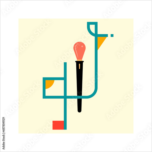Makeup Brush Icon M_2311005