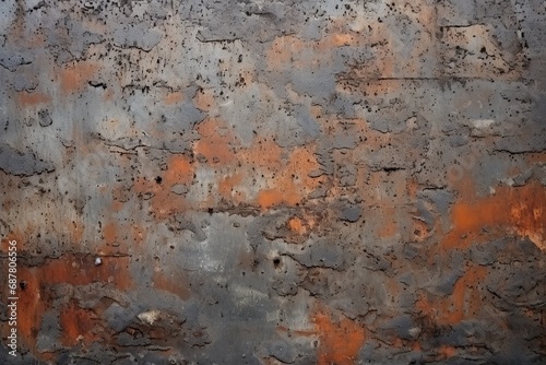 Old rusty metal wall texture background. Abstract grunge background for design