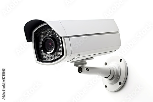 security camera isolated on white