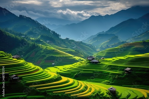 rice terraces photo