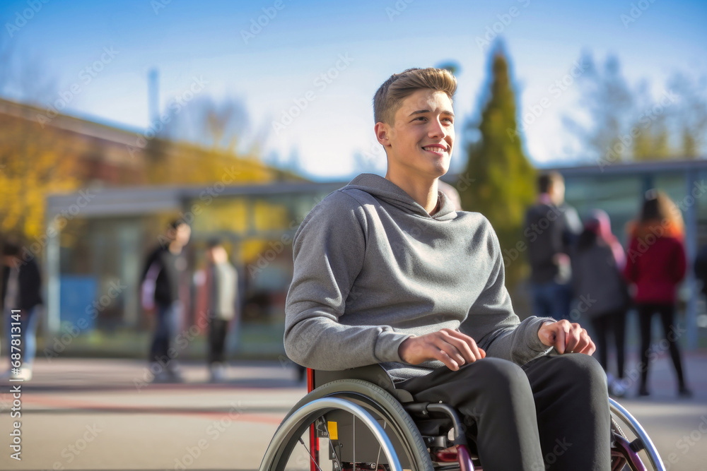 Sports for people with disabilities. A man in a wheelchair plays basketball. Sports for people with disabilities. A man in a wheelchair plays basketball.