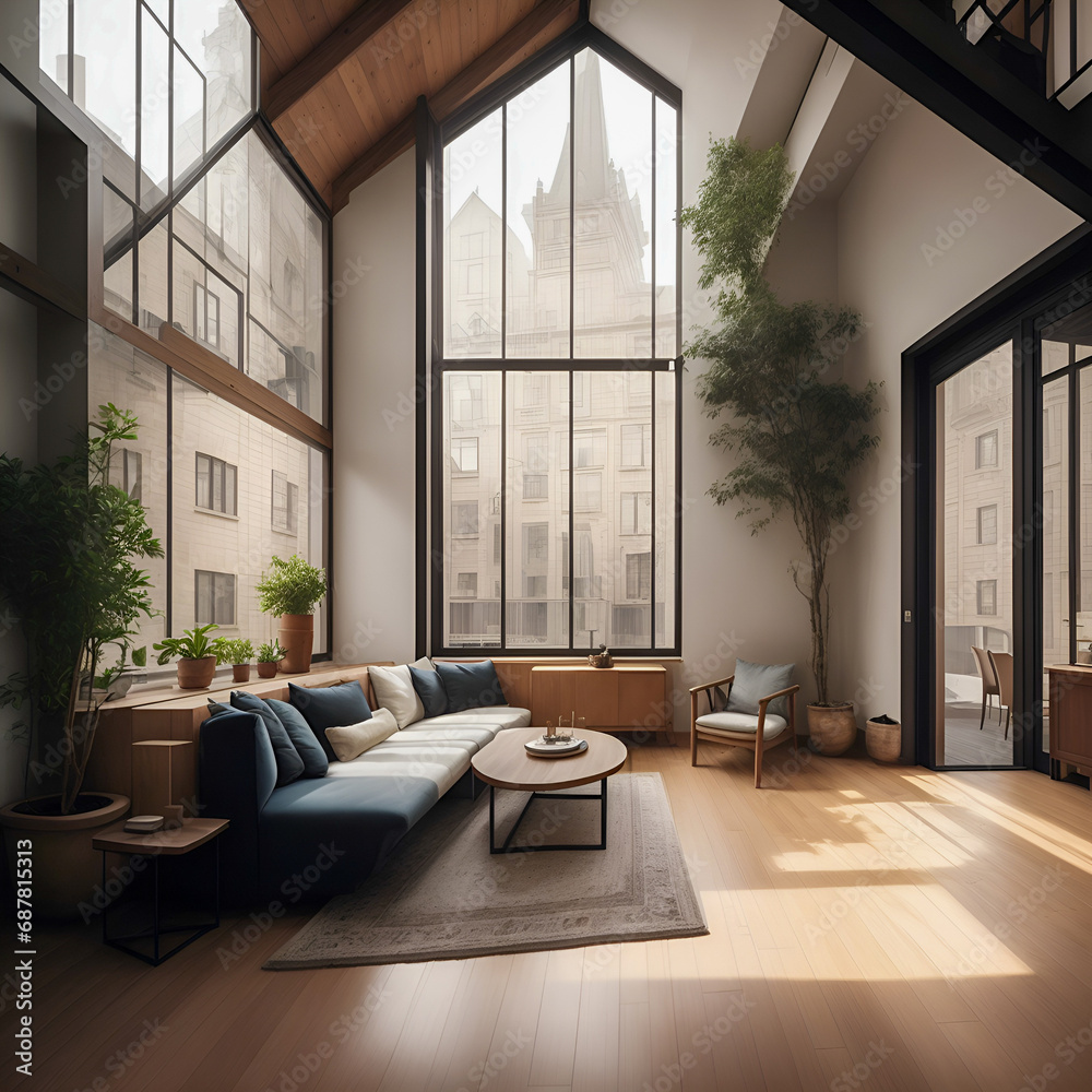 Fototapeta premium modern living room