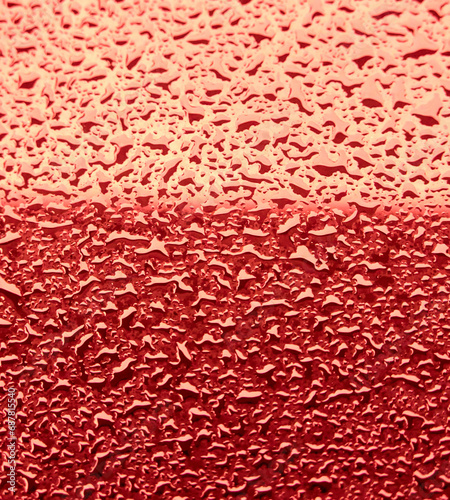 Red water drops.