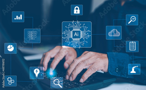  AI, artificia intelligence is  processing technology, the ability to manage data.  learn a set of commands and analyze  obtained data. AI, can be used to expand business and management and marketing.