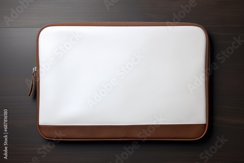 Laptop bag leather case round edges