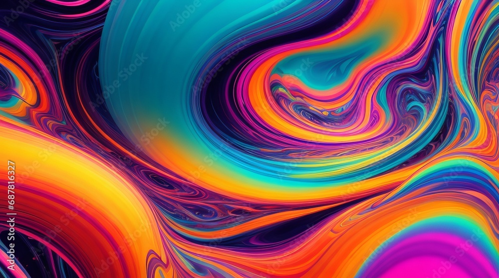 neon color swirl abstract background neon color swirl abstract background