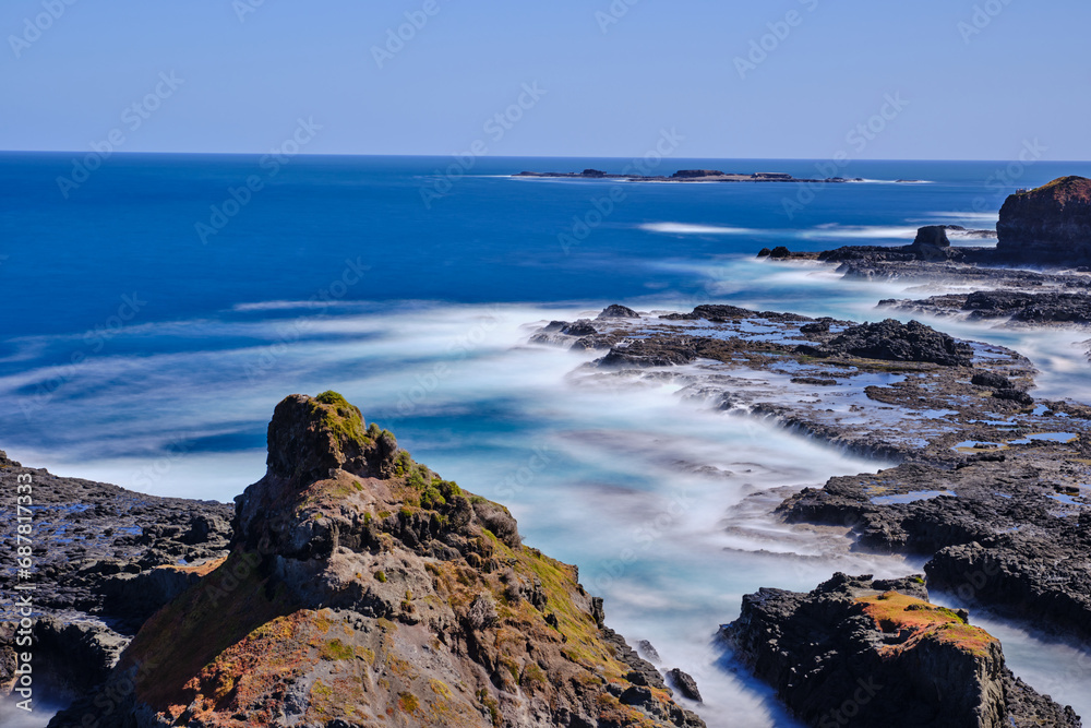 Cape Woolamai is a town and headland at the south eastern tip of Phillip Island in Victoria, Australia. It is home to Cape Woolamai State Faunal Reserve and the Phillip Island Airport