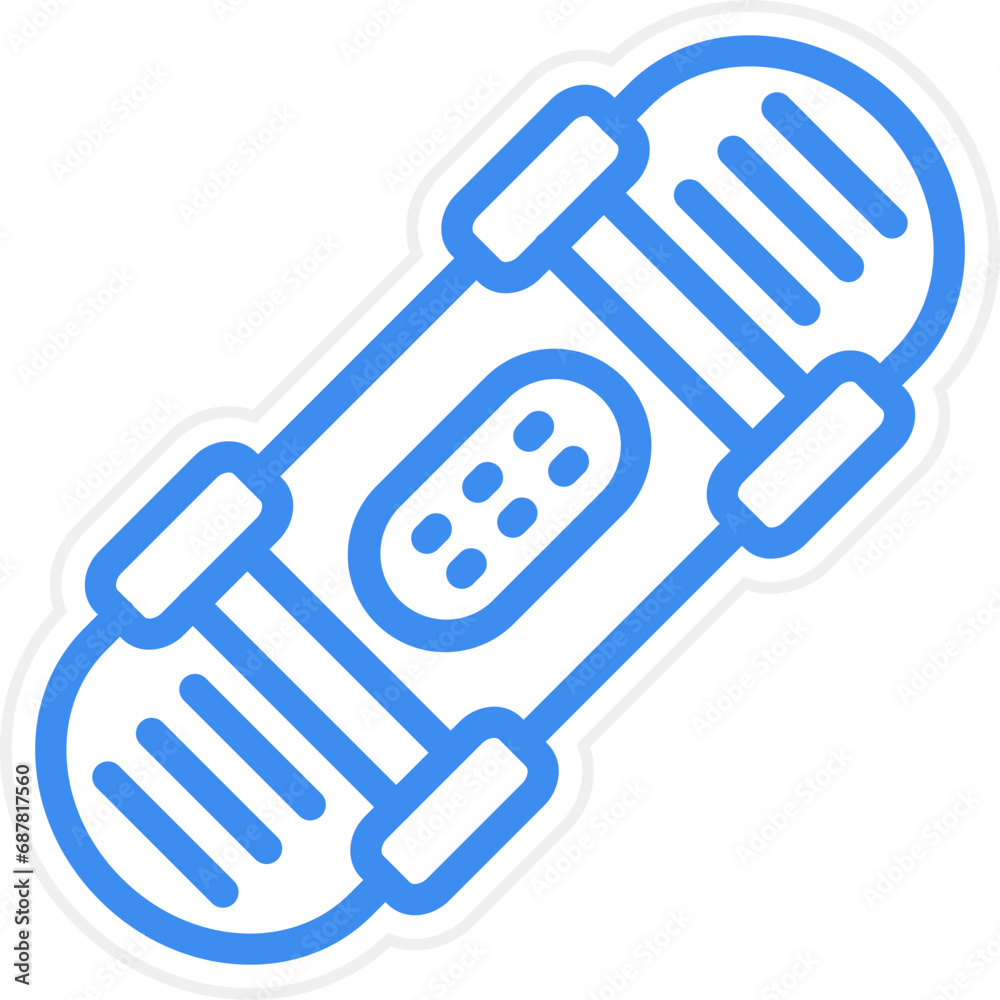 Vector Design Skateboard Icon Style Vector Design Skateboard Icon Style