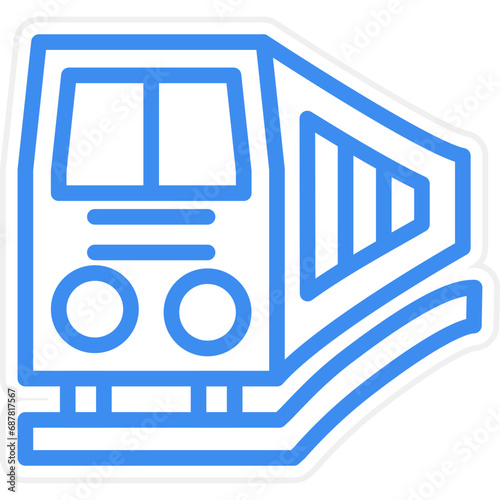 Vector Design Train Icon Style