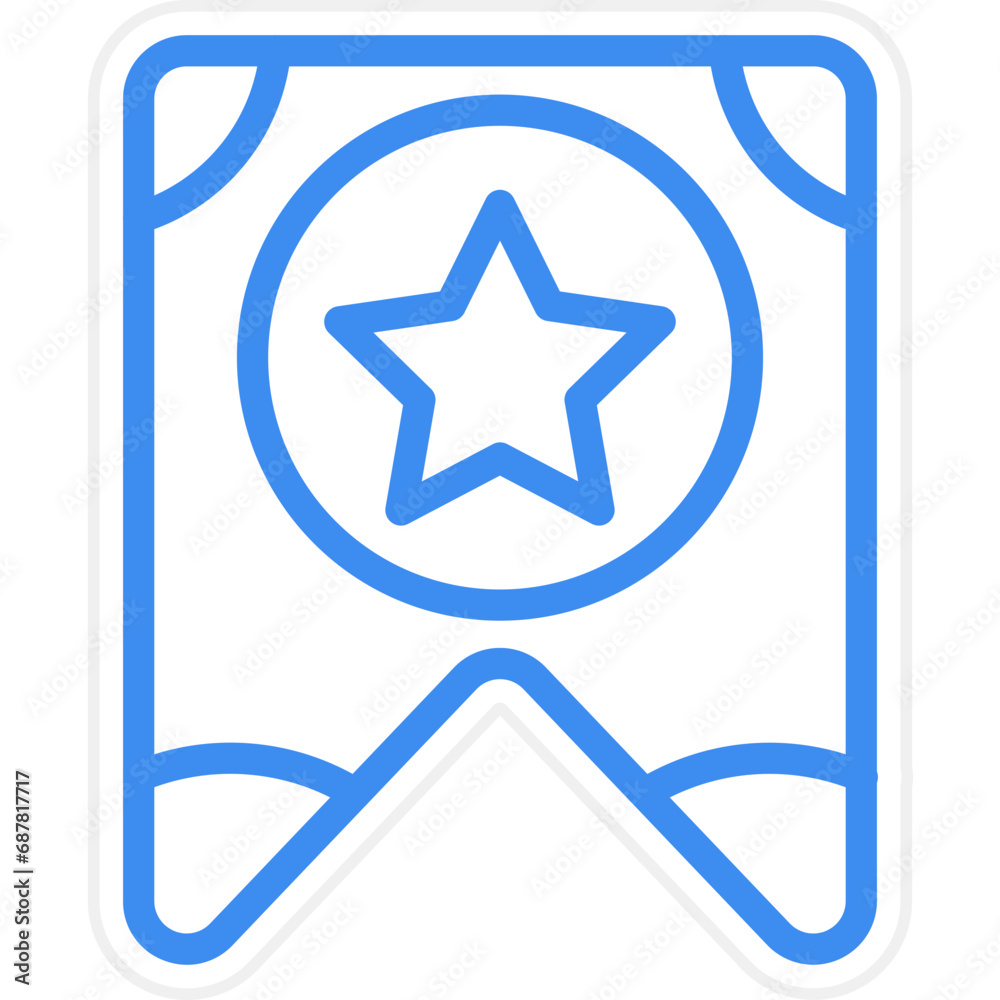 Vector Design Bookmark Icon Style