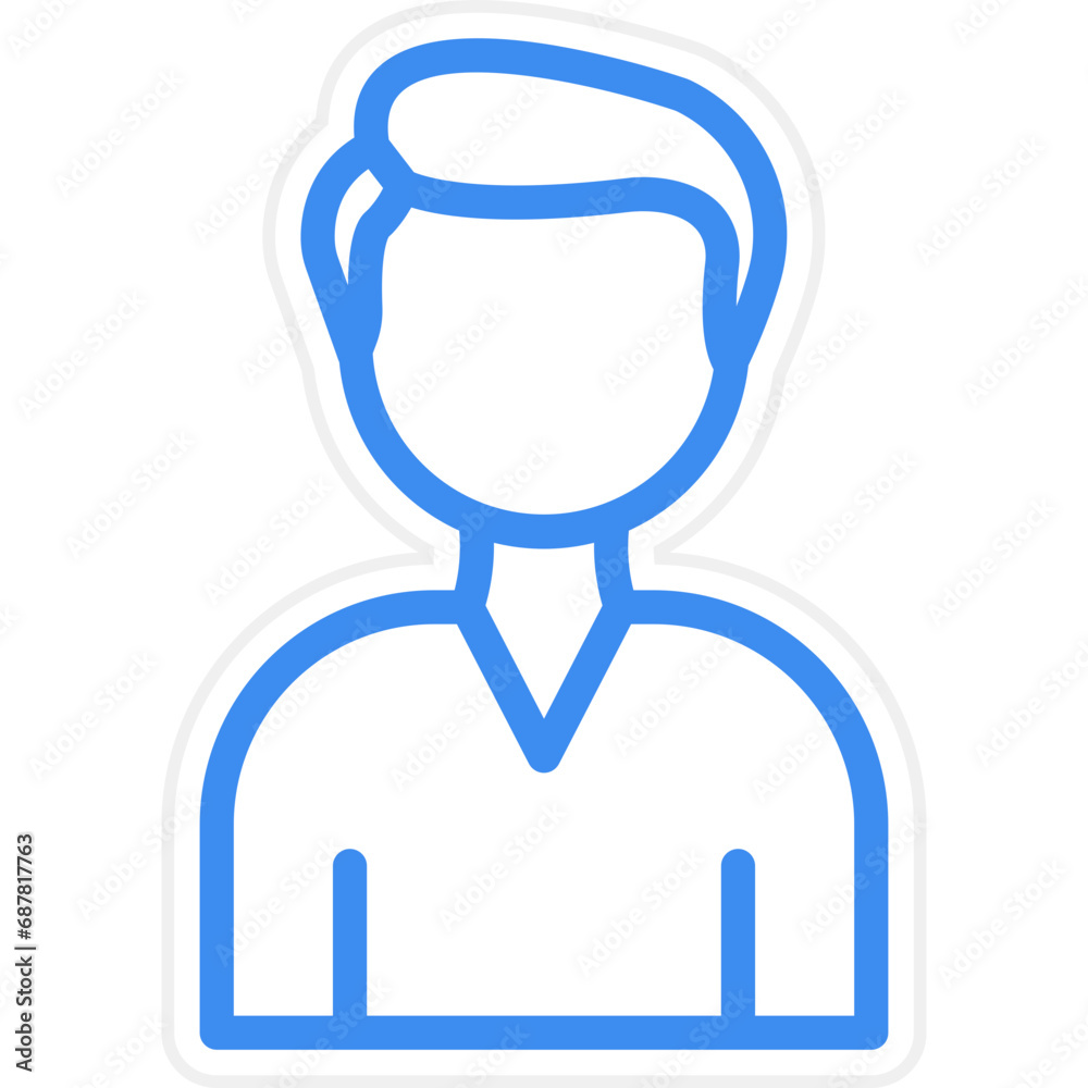 Vector Design Character Male Icon Style Vector Design Character Male Icon Style