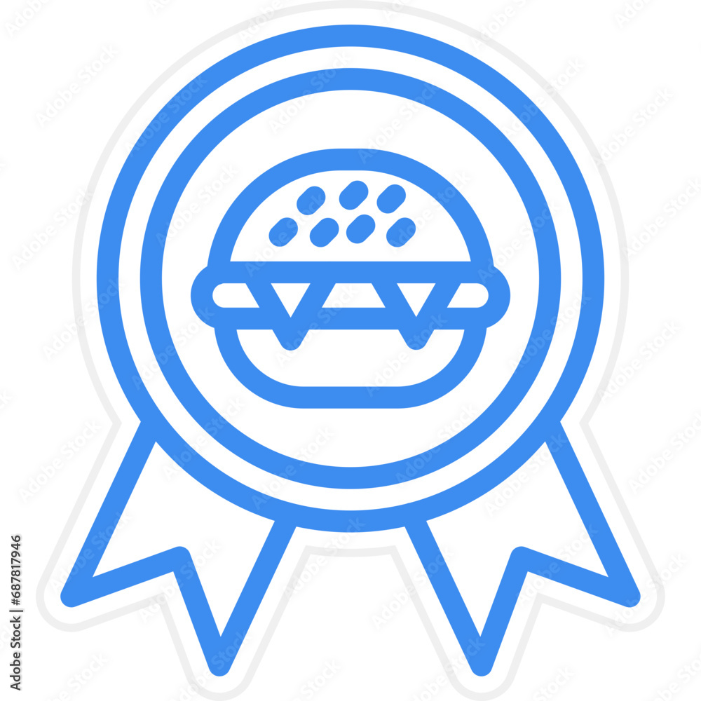 Vector Design Food Quality Icon Style Vector Design Food Quality Icon Style