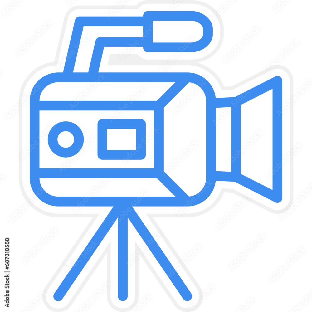 Vector Design Film Camera Icon Style Vector Design Film Camera Icon Style