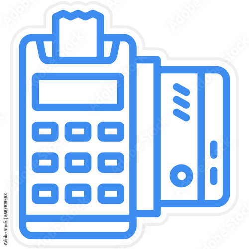 Vector Design Card Machine Icon Style