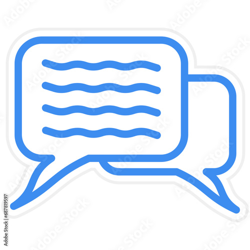 Vector Design Chat Icon Style