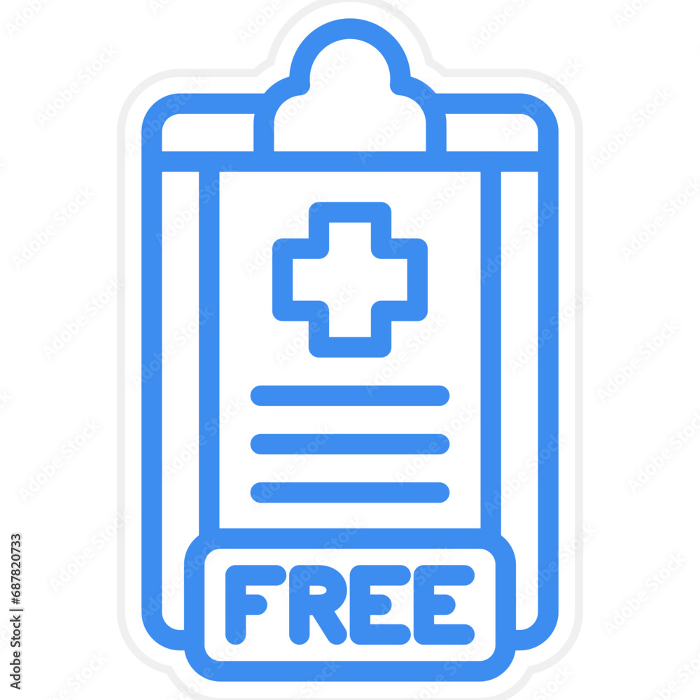 Vector Design Free Medical Checkup Icon Style Vector Design Free Medical Checkup Icon Style