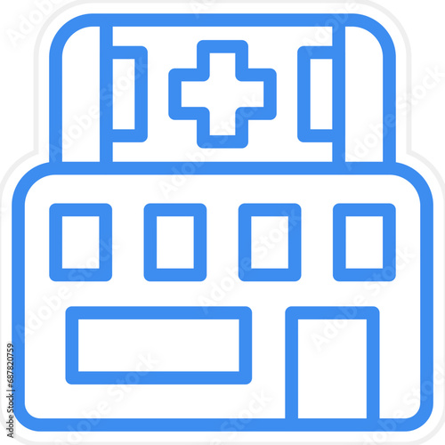 Vector Design Clinic Icon Style
