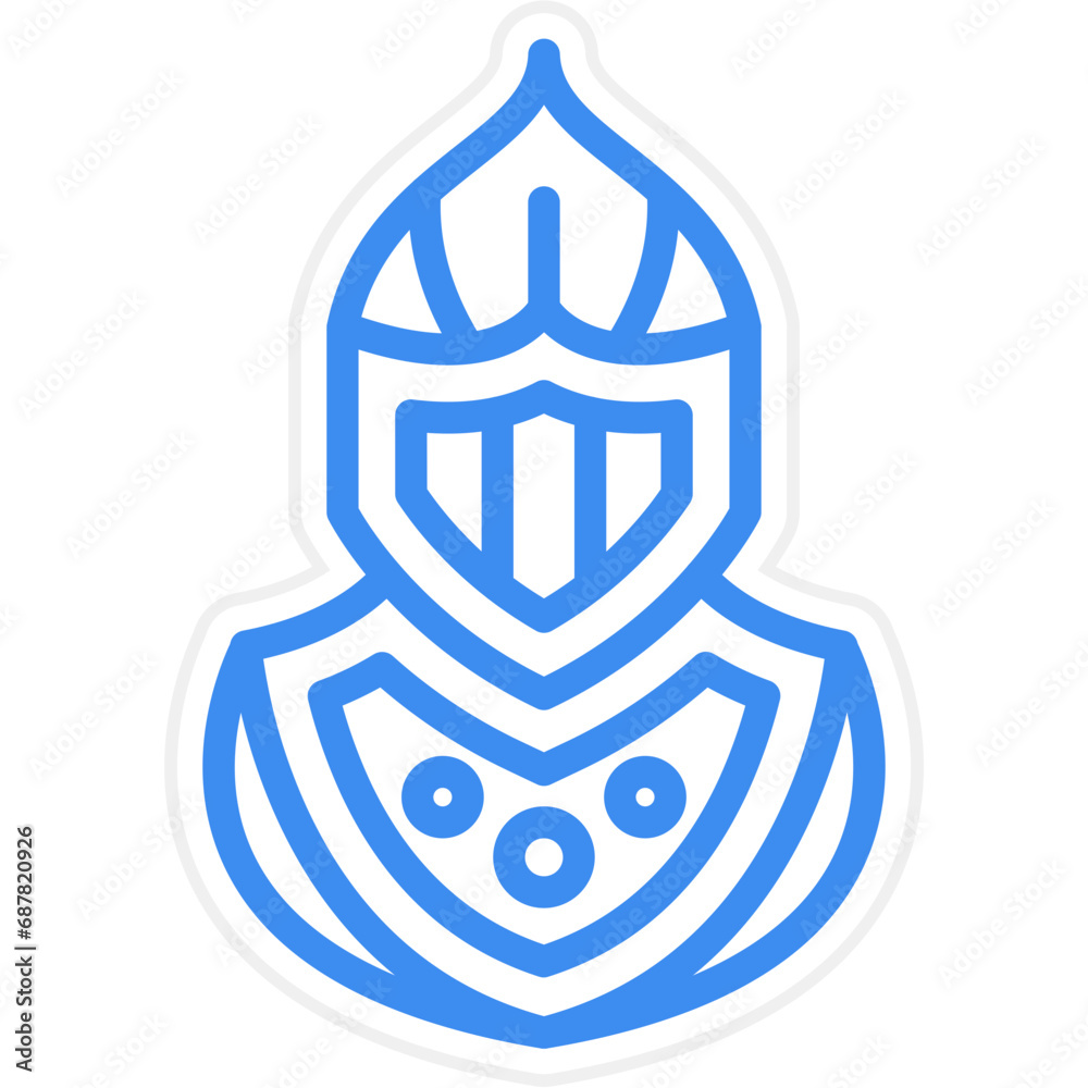Vector Design Knight Icon Style Vector Design Knight Icon Style