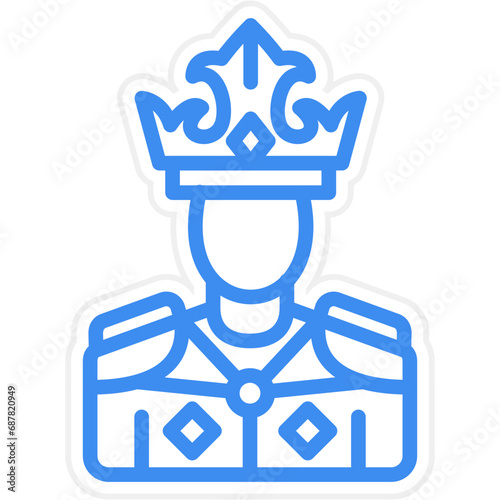 Vector Design King Icon Style