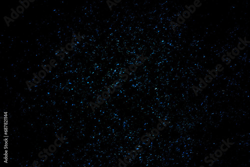 black granite slabs have a blue glowing crystal in the middle