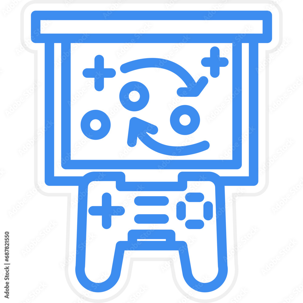 Vector Design Game Strategy Icon Style Vector Design Game Strategy Icon Style