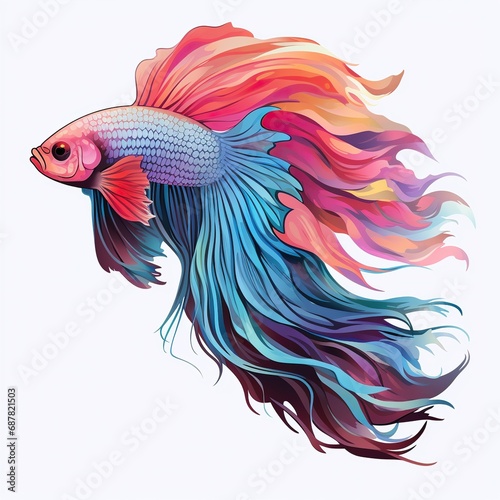 illustration of a fish © Man888
