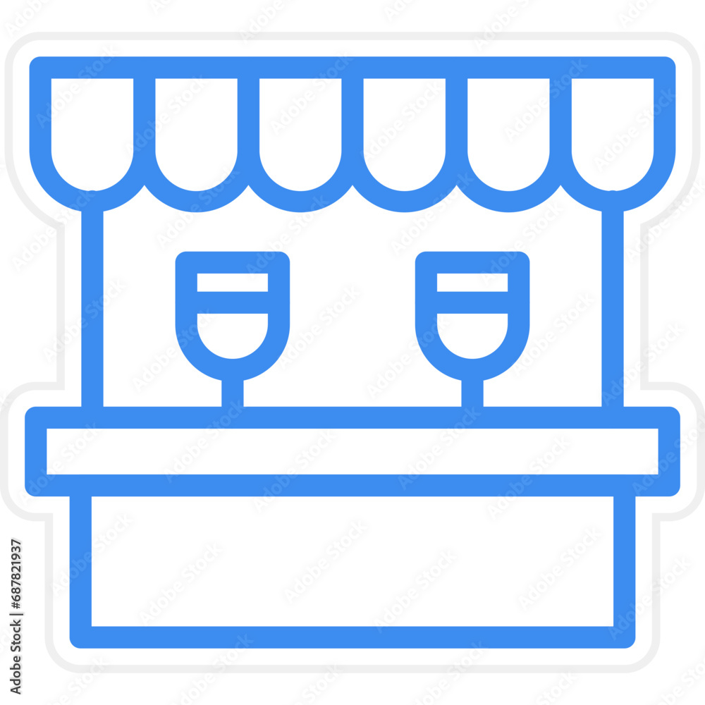 Vector Design Free Market Icon Style Vector Design Free Market Icon Style