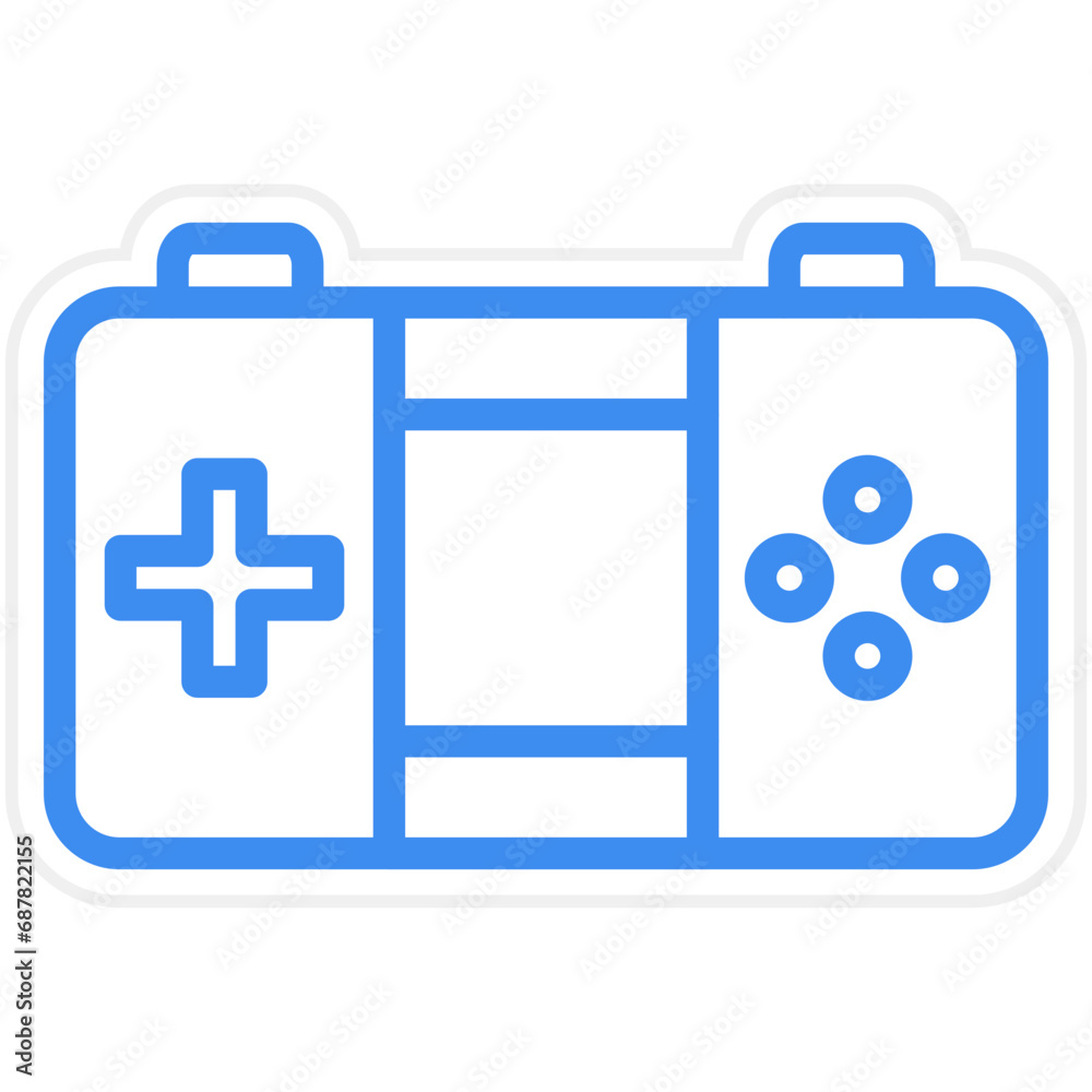 Obraz premium Vector Design Console Game Icon Style