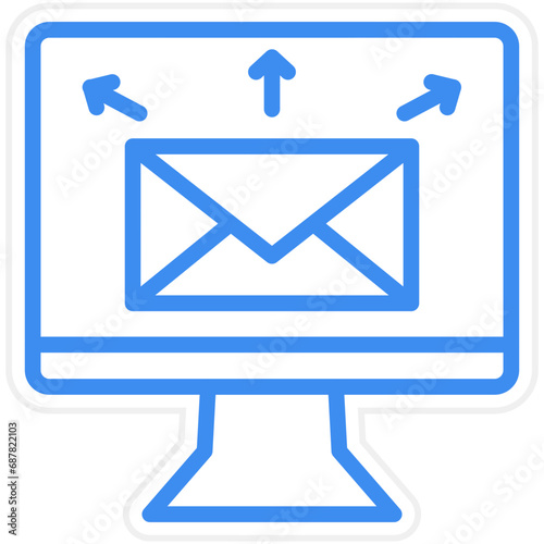 Vector Design Mass Mailing Icon Style